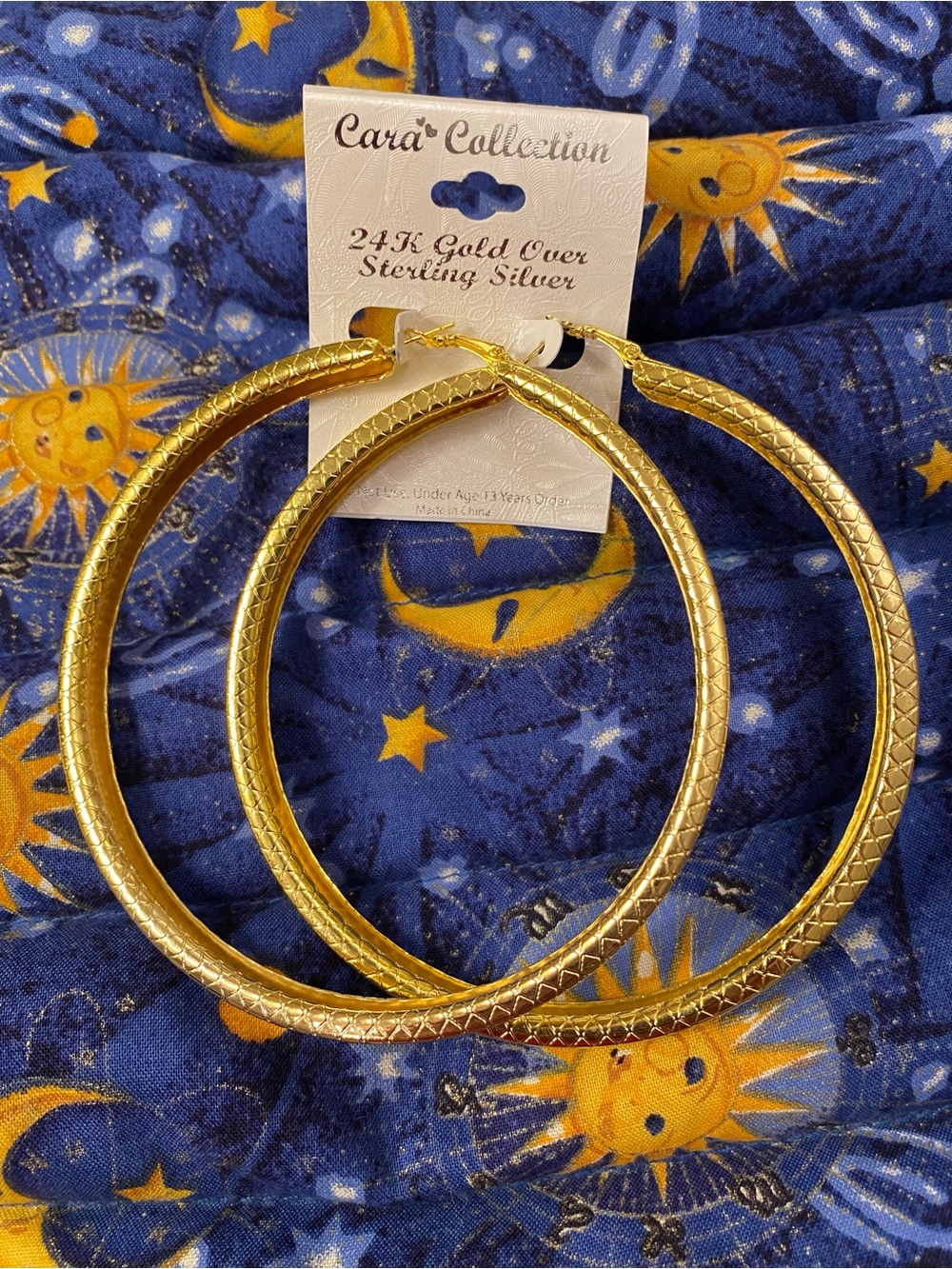 XL Gold Hoop Earrings